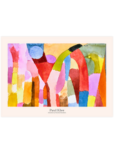 Klee Tonozlu Odaların Hareketi - Art Print